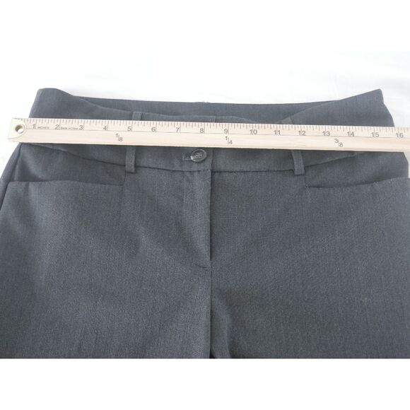 Alfani Womens Wide-Leg Trouser Pants Gray Size 4S - Picture 4 of 7